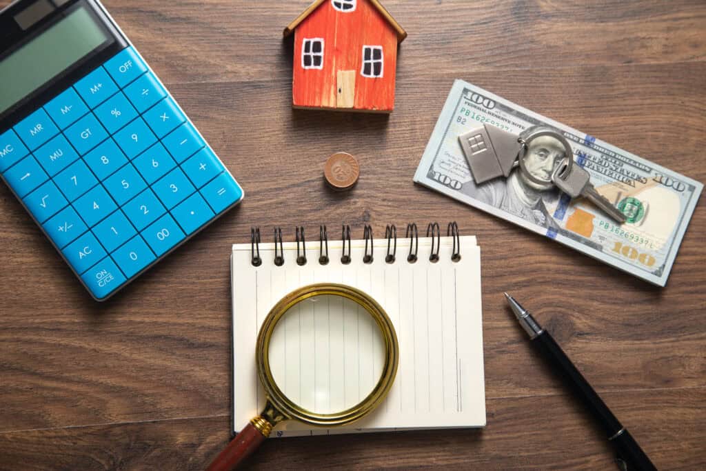 Money with house model Real estate Business