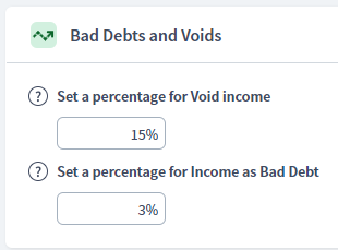 set a rate for rental adjustments