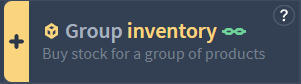 add a group Inventory component