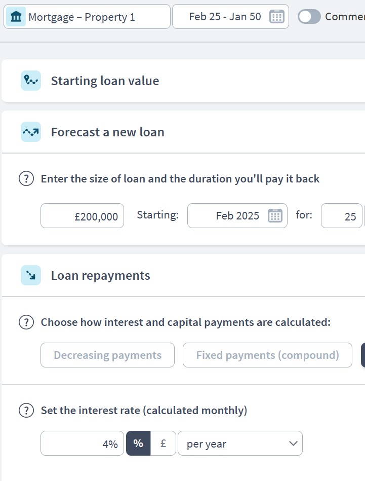 buy-to-let funding components examples