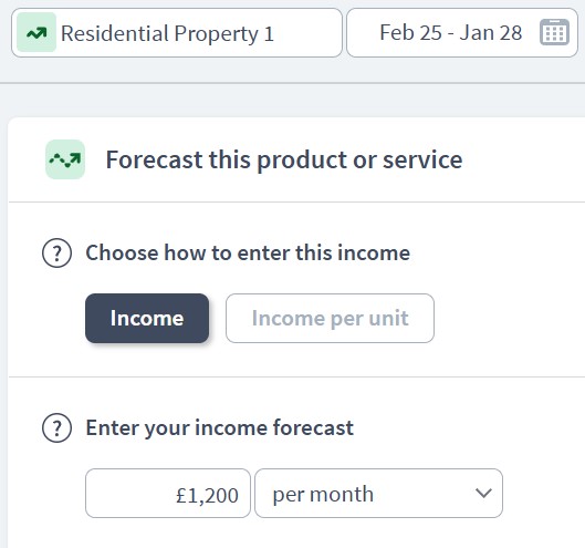 buy-to-let income components examples