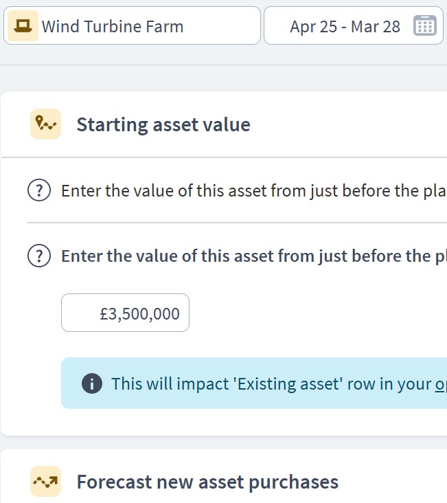 energy business asset component example