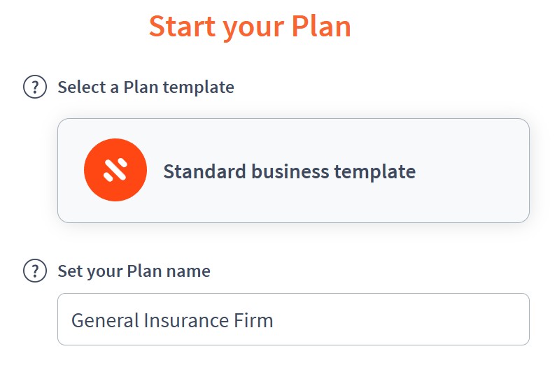 insurance firm - business name in brixx