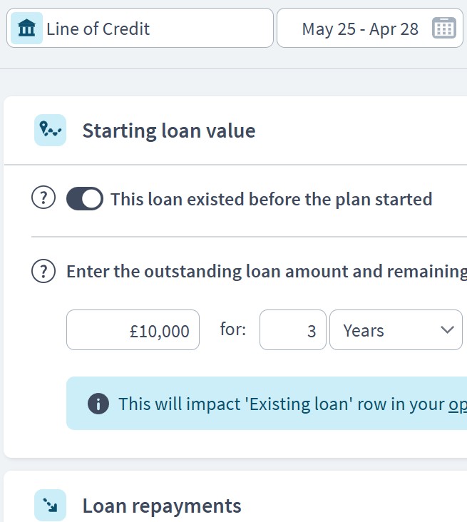 charity funding component example