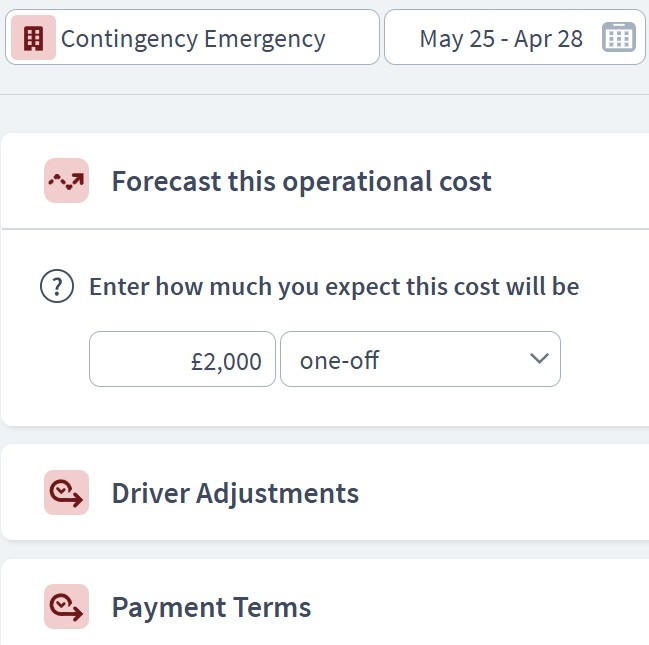 charity scenario component example