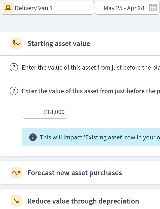 courier services asset component example