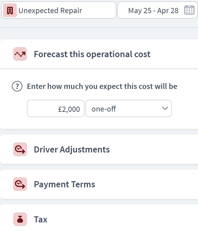 courier services scenario component example