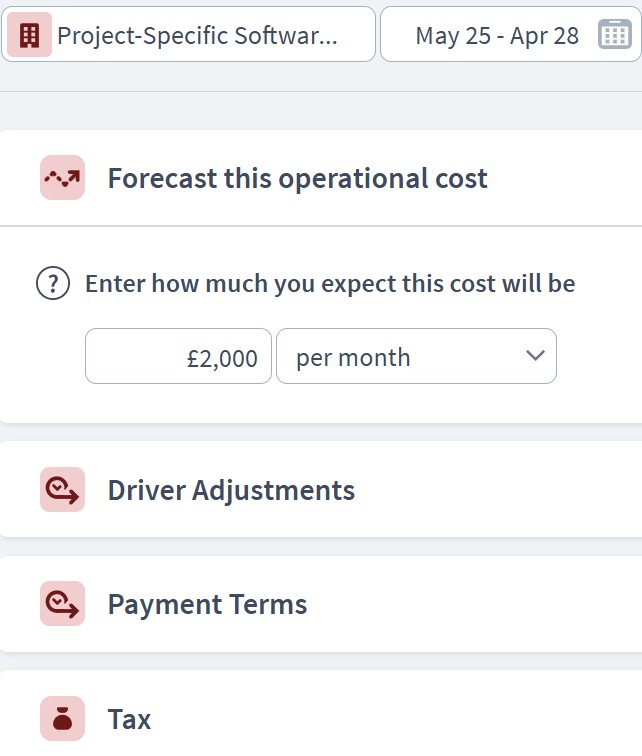 government contractor expenditure component example