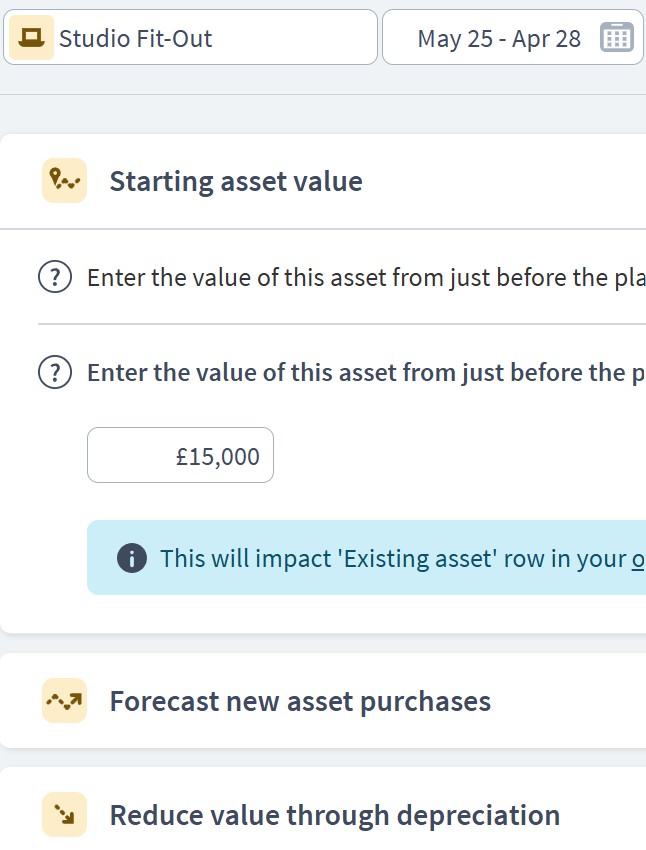 yoga business assets component example