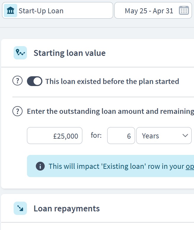 yoga business funding component example