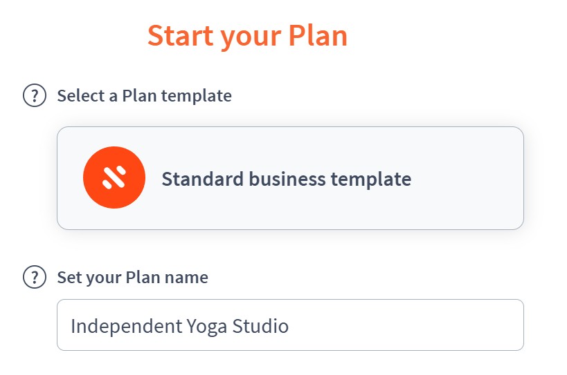 yoga company - business name in brixx