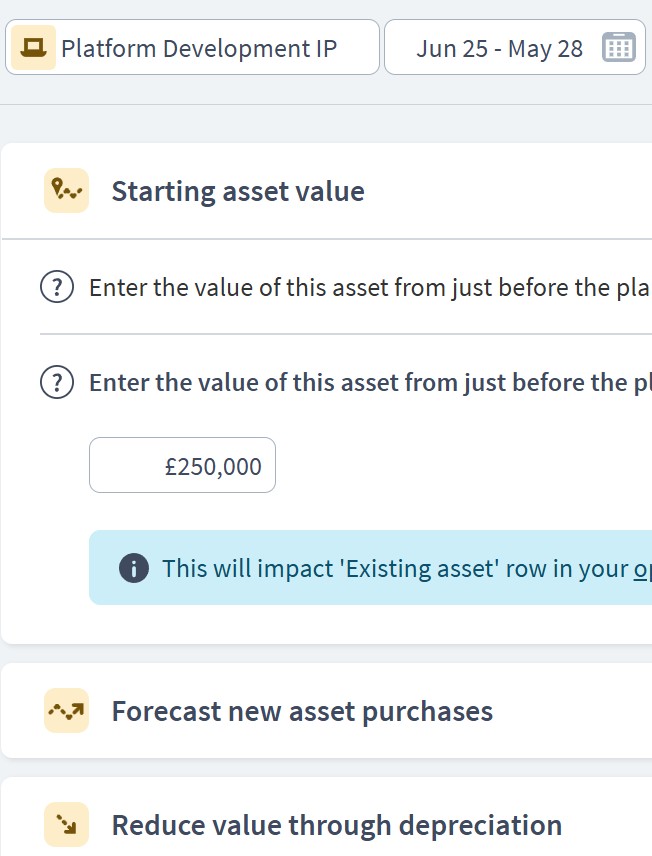 fintech business asset component example
