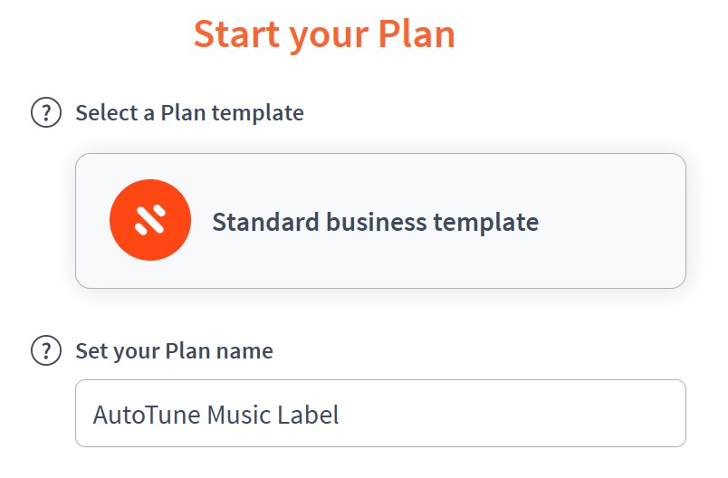 music label provider - business name in brixx