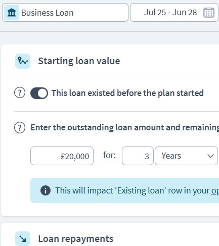mobile app startup funding component example