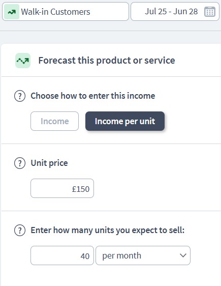 tattoo studio income component example