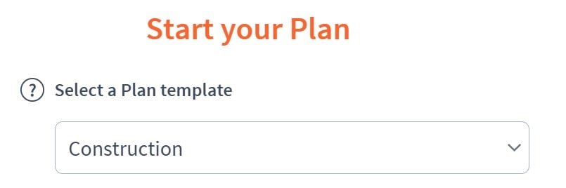 Construction Template Preview