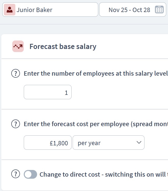 bakery scenario component examples