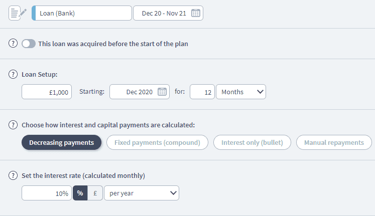 cashflow forecasting Brixx