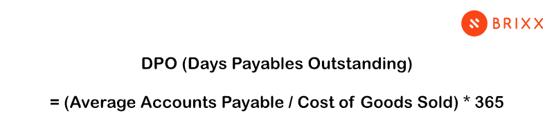 DPO Days Payables Outstanding formula