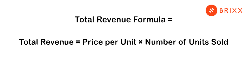 Total Revenue = Price per Unit × Number of Units Sold