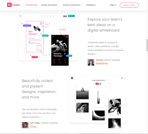 website prototype 