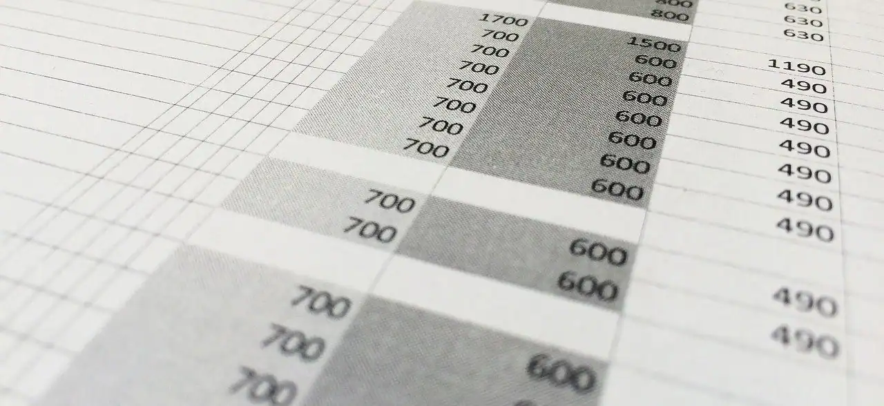 Financial data sheet with Brixx branding and numerical figures.