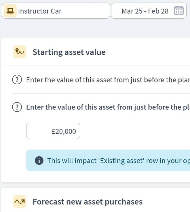 a driving instructor asset components example