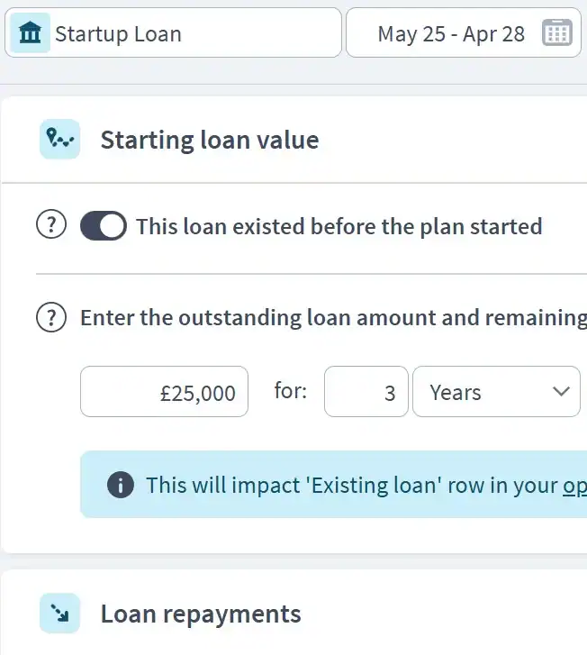 app developer funding component example