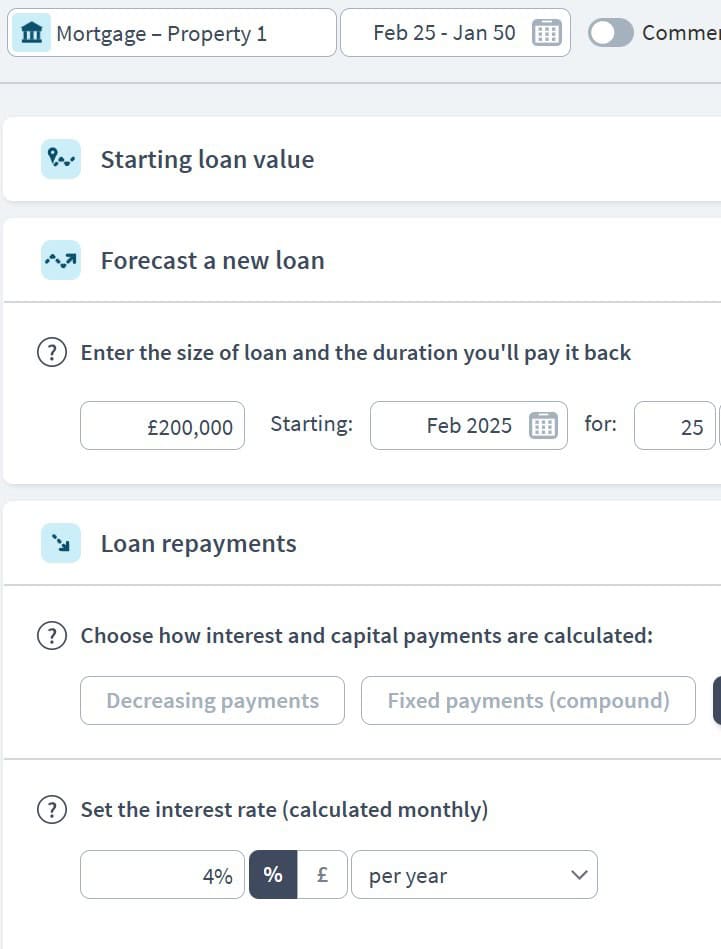 buy to let funding components examples