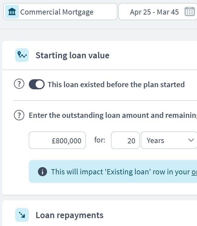 care home business funding component example