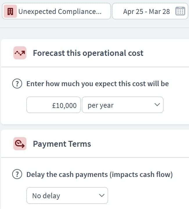 care home business scenario component example