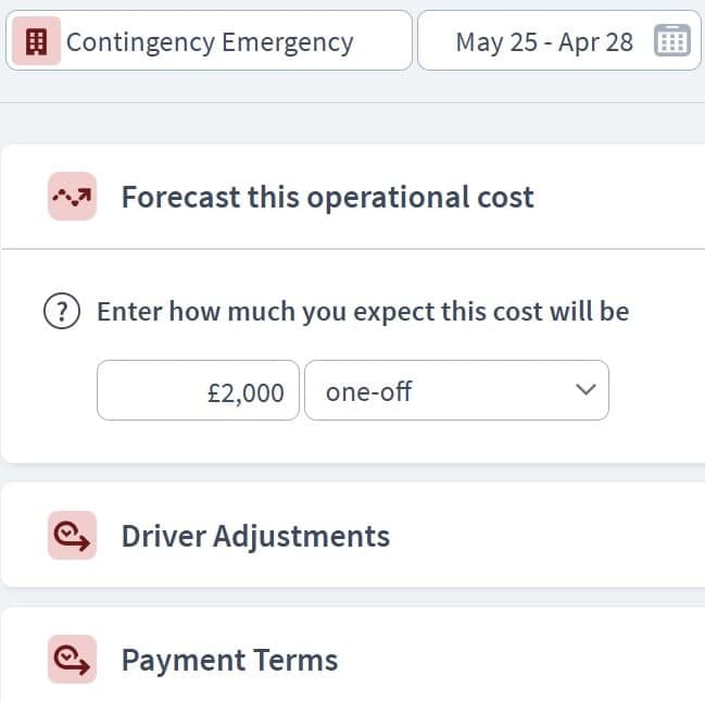 charity scenario component example