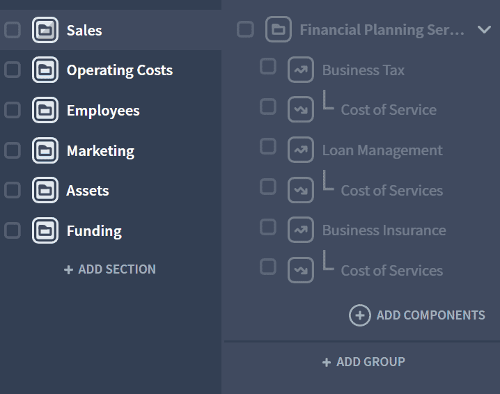 components of accountancy