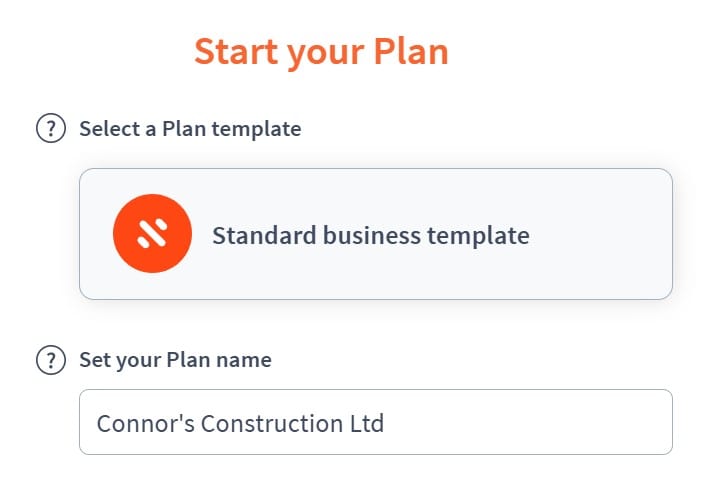 construction company project name in Brixx