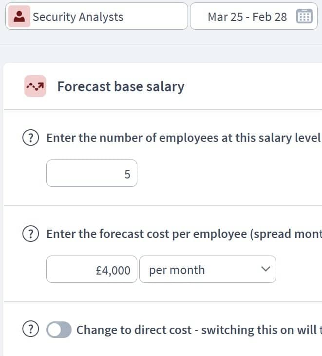 cybersecurity expenditure component example