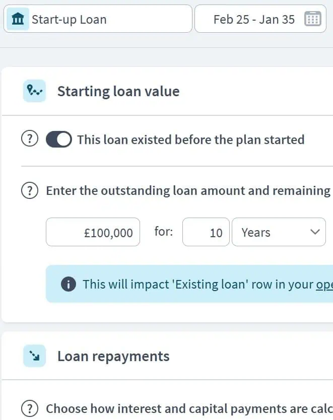 dental practice funding components example