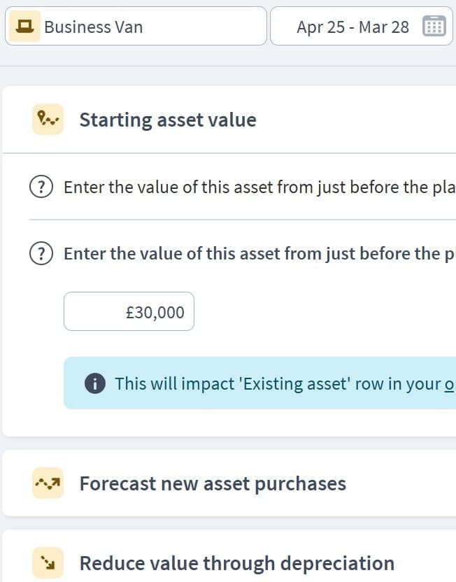 electrician business asset component example