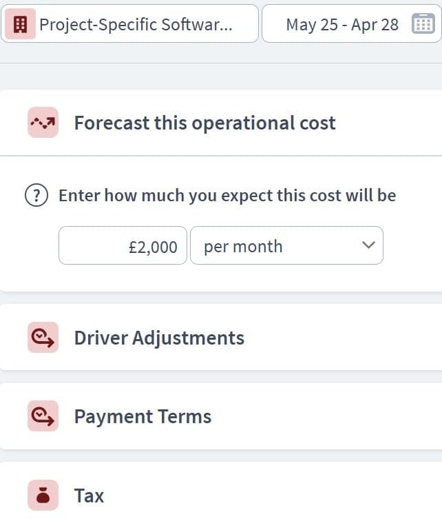 government contractor expenditure component example