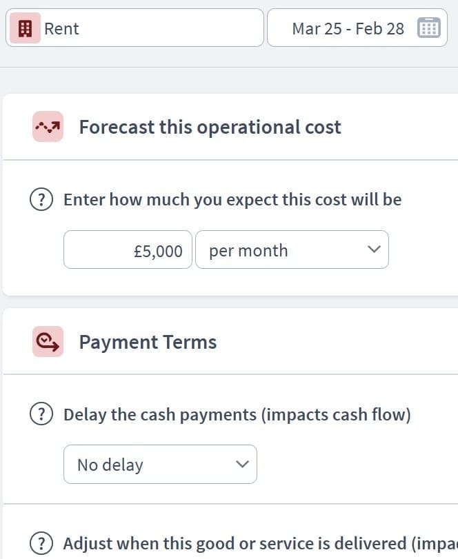 gym business expenditure components example