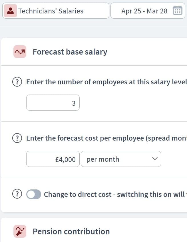 hvac business expenditure component example