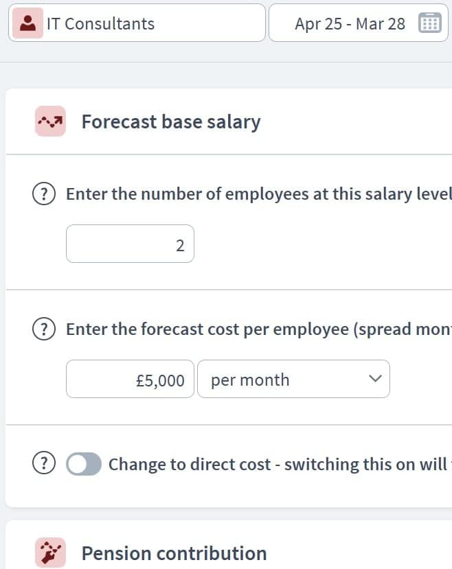 it services business expenditure component example