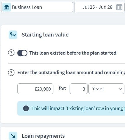mobile app startup funding component example