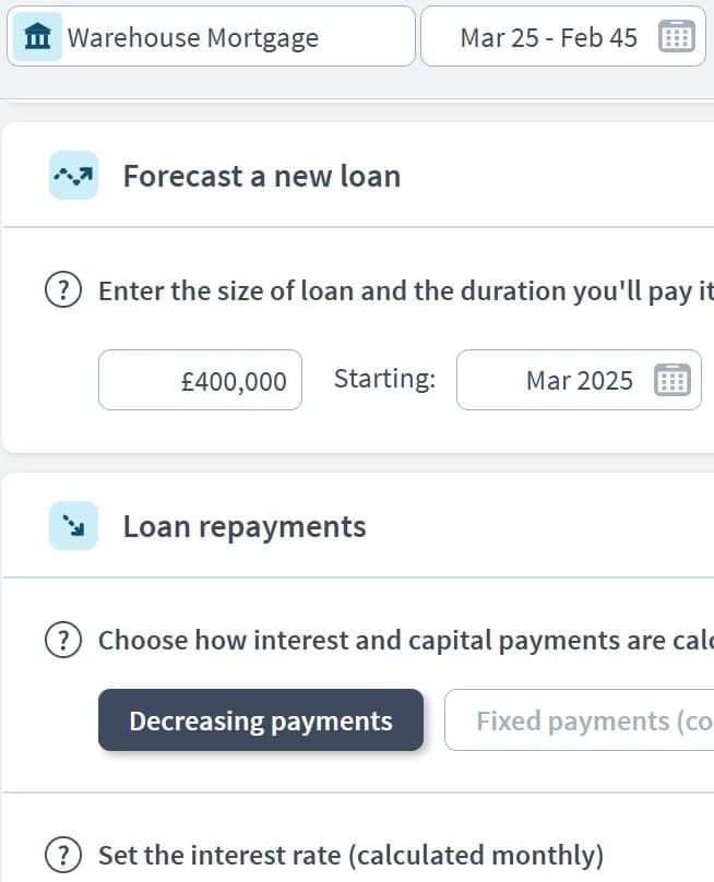 wholesaler funding component example