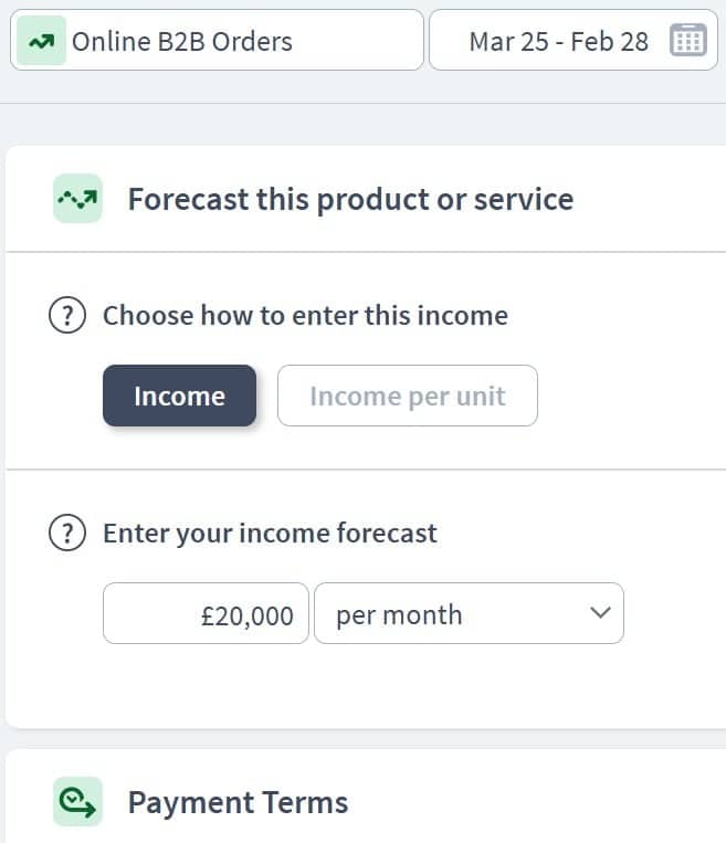 wholesaler income component example