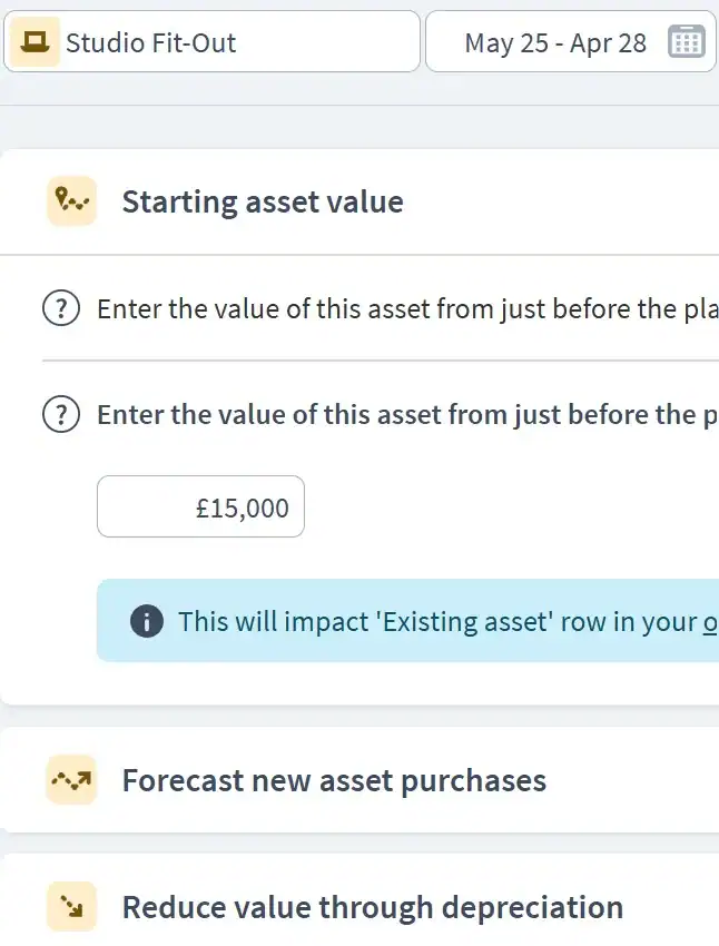 yoga business assets component example